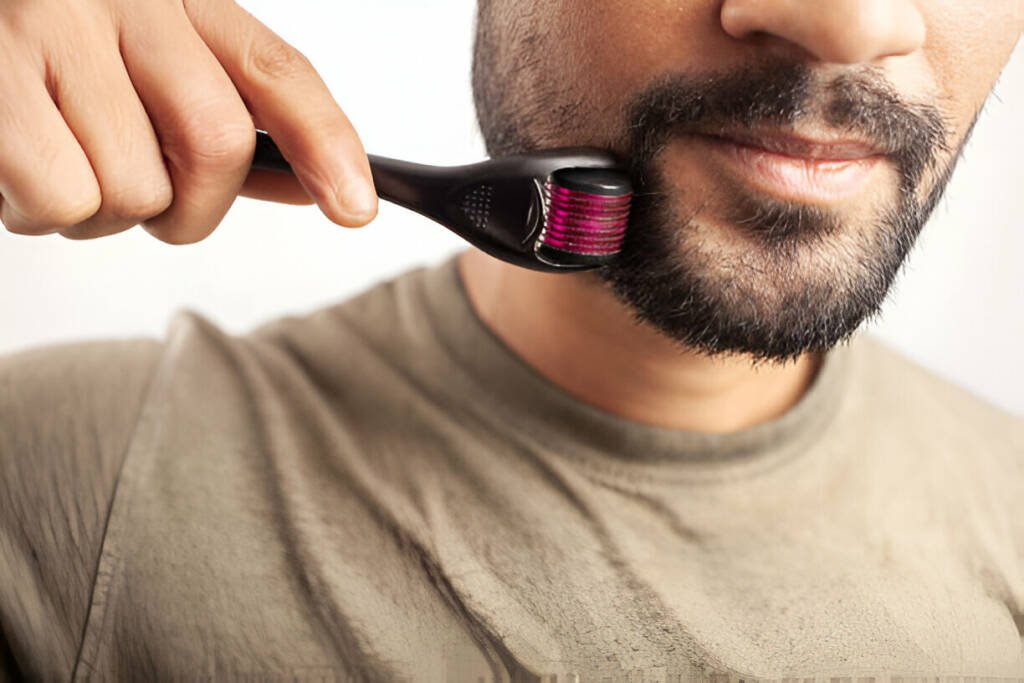 How to Use Derma Roller for Beard