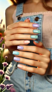 Pastel Perfection Summer Nails Design 