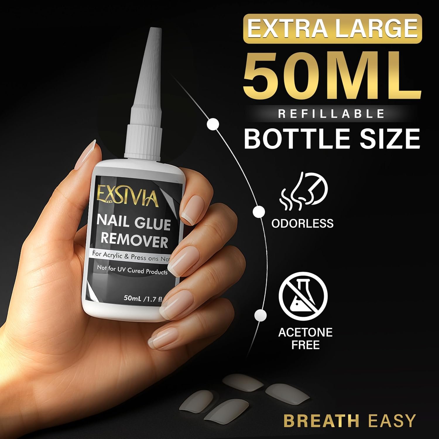 nail glue remover 50ml exsivia