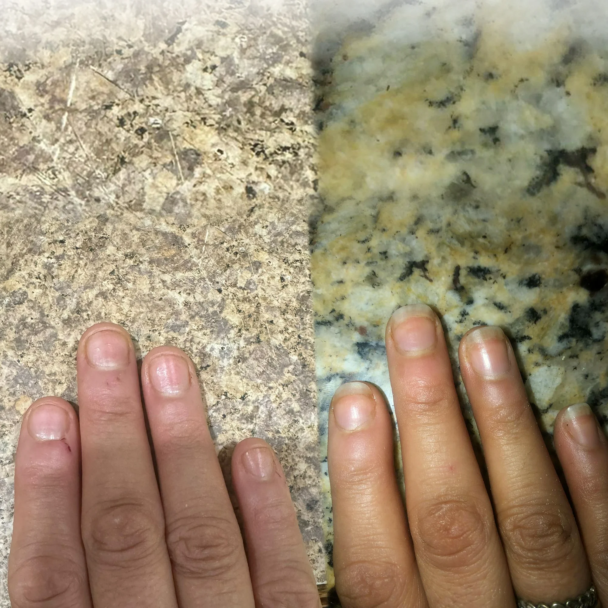 cuticle oil before and after