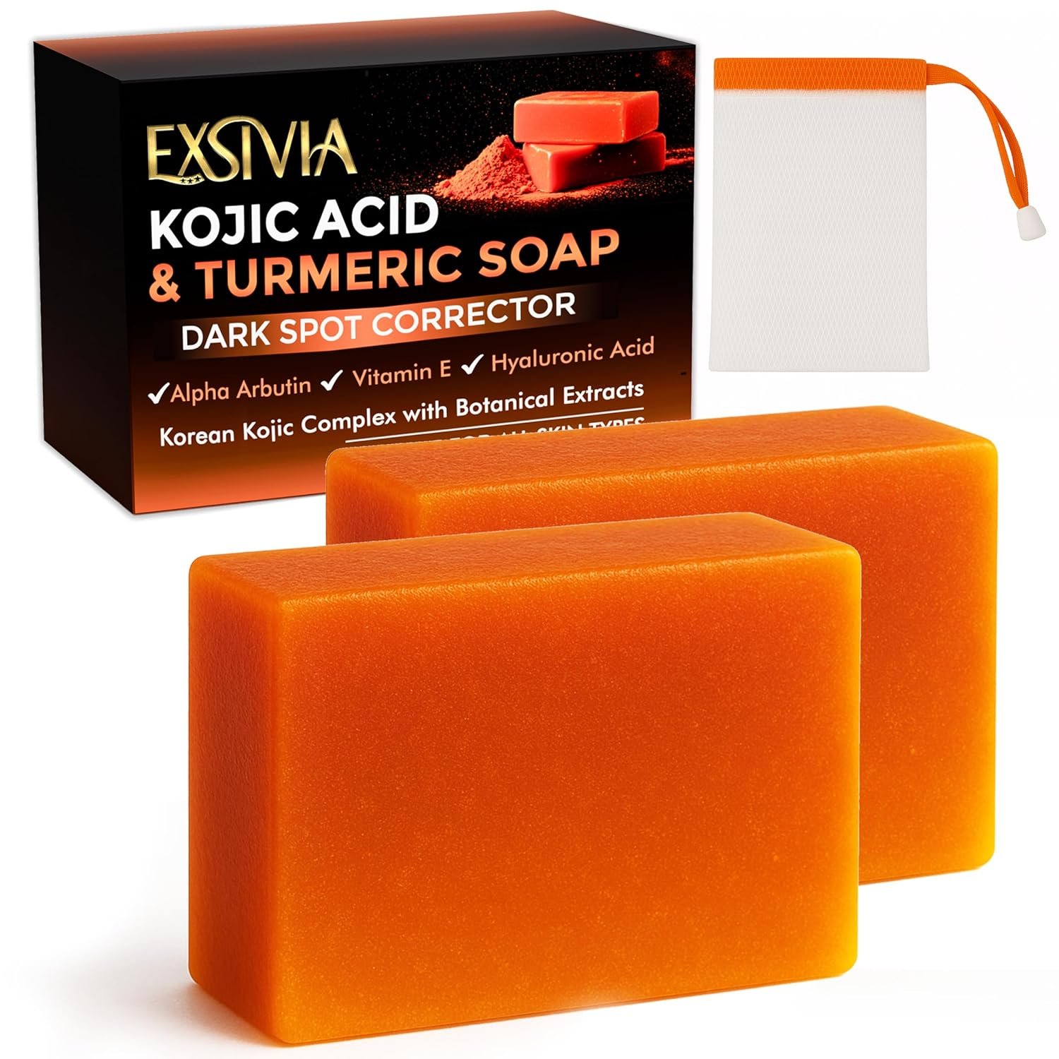 Exsivia kojic soap 2 pack